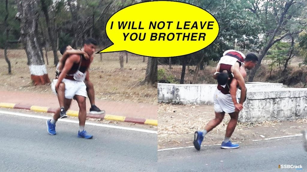 NDA Cadet Carries Injured Junior For 2.5 Km To Complete Run